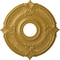 Ekena Millwork Attica Ceiling Medallion (Fits Canopies up to 5"), Hnd-Painted Iridescent Gold, 18"OD x 4"ID x 5/8"P CM18ATIGS - alternate 1